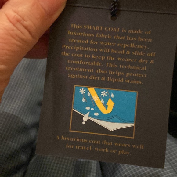 Hart Schaffner Marx Hartsdale Water Resistant All Weather Coat, NWT, size 46L. - Picture 12 of 13